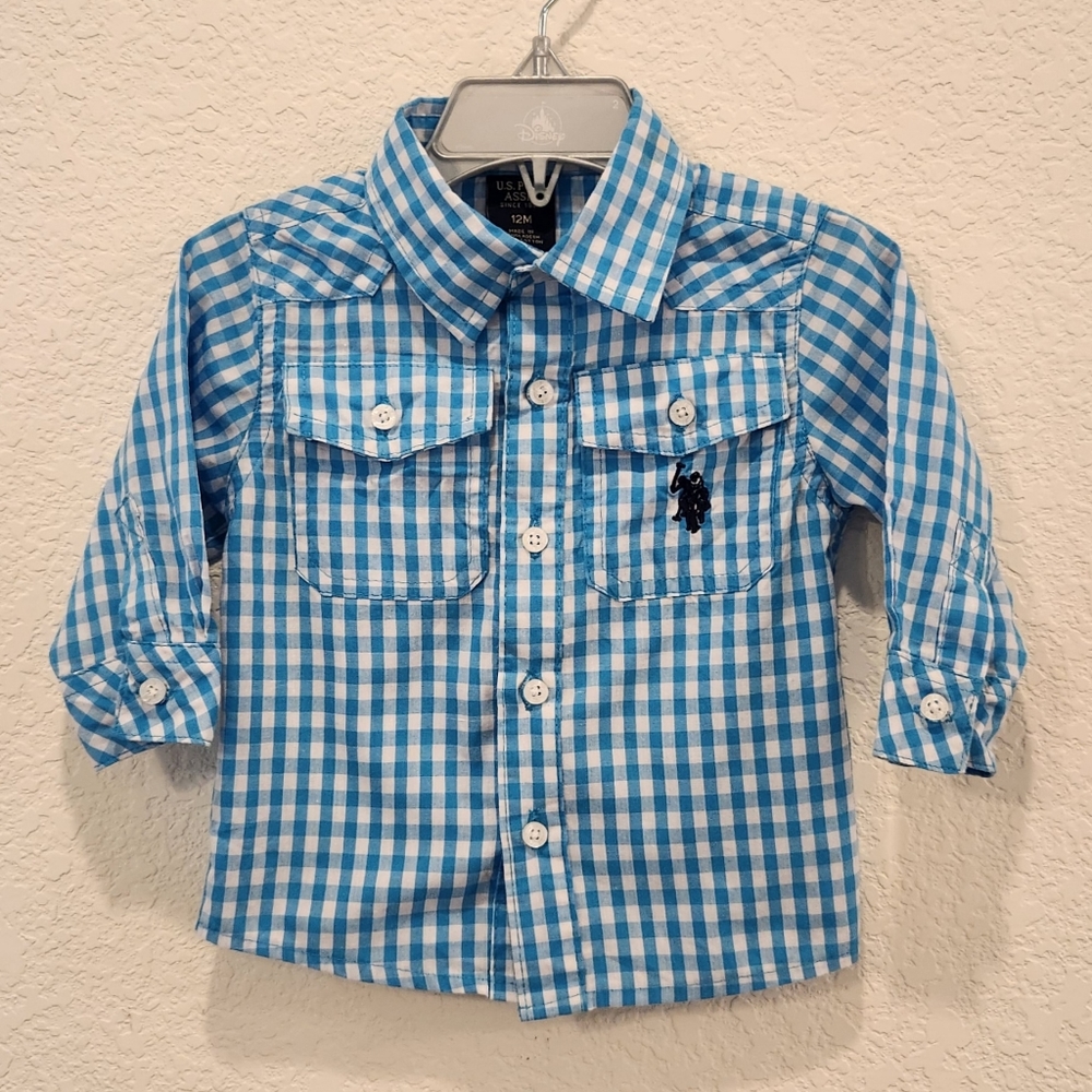 Ralph Lauren Polo Button-down Longsleeve Dress Shirt 12m